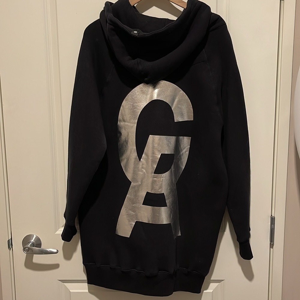 NWT Good American Iconic Long Hoodie